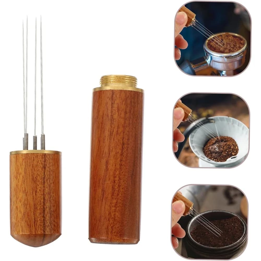 1Pcs Espresso Powder Stirrer Leveler Stainless Steel Coffee Powder Tamper Easy to Use Coffee Distributor Coffee Accessories