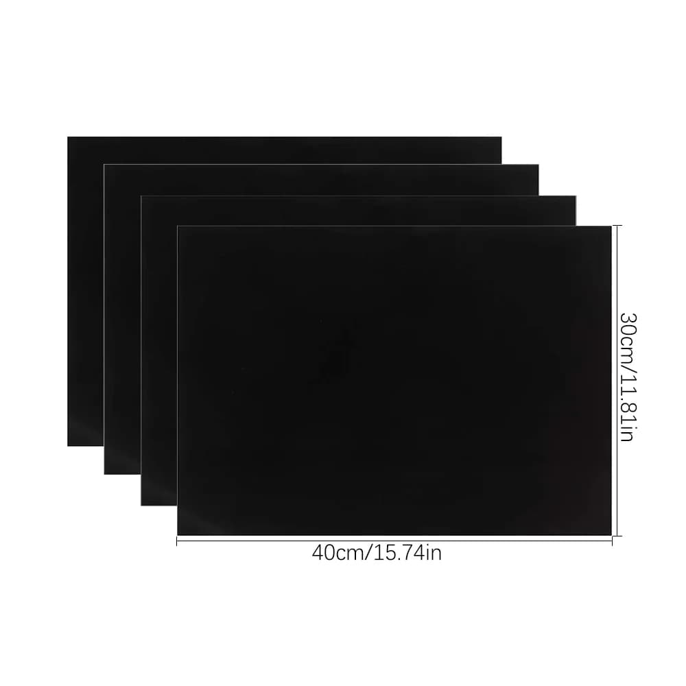 Oven Liners for Bottom of Electric Gas Oven Reusable Non-Stick Teflon Protector Mat Heat Resistant Grill Mats