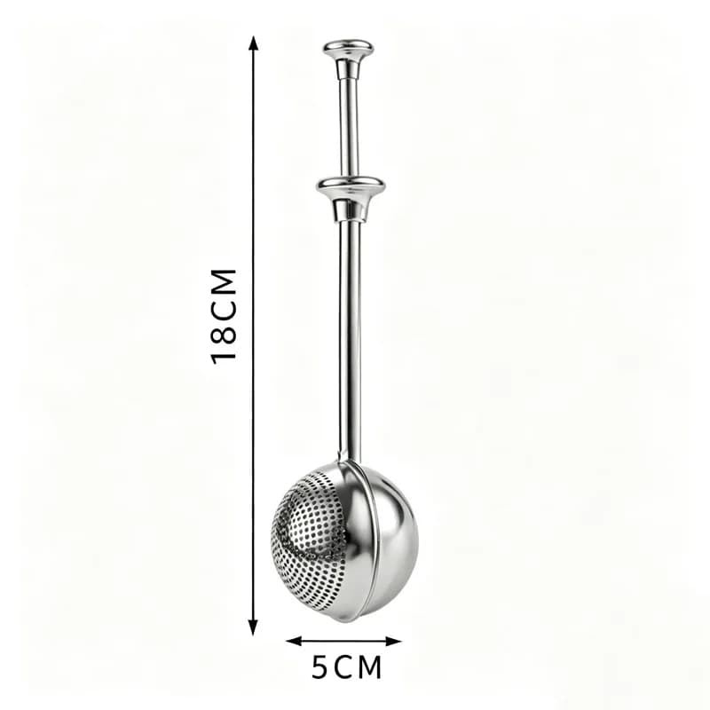 304 Stainless Steel Powder Sieve, Matcha Powder Icing Sugar Shaker, Fine Mesh Strainer for Baking Kitchen