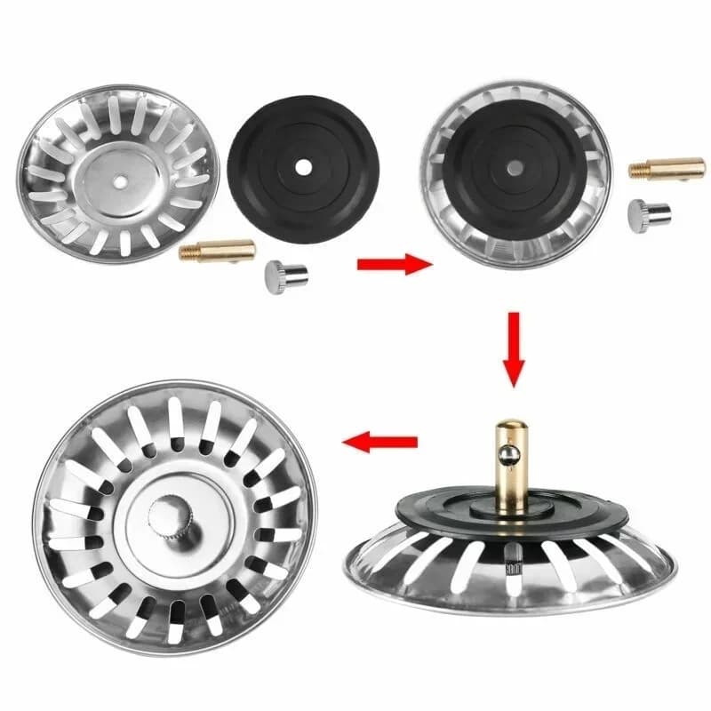Kitchen Sink Strainer Stopper Waste Plug Sink Filter Filtre Sink Strainer Filter Floor Drain Kitchen Tools