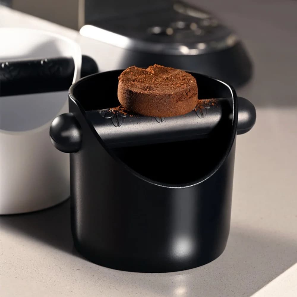 Coffee Knock Box Anti Slip Shock-absorbent Dump Coffee Grind Knock For Espresso Grind Dump Waste Bin Cafe For Barista