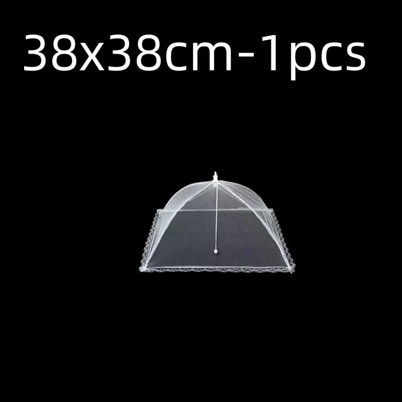 Kitchen Food Cover Foldable Anti Fly Mosquito Mesh Cover Picnic Dinner Table Umbrella Style Tent Cover Kitchen Gadgets