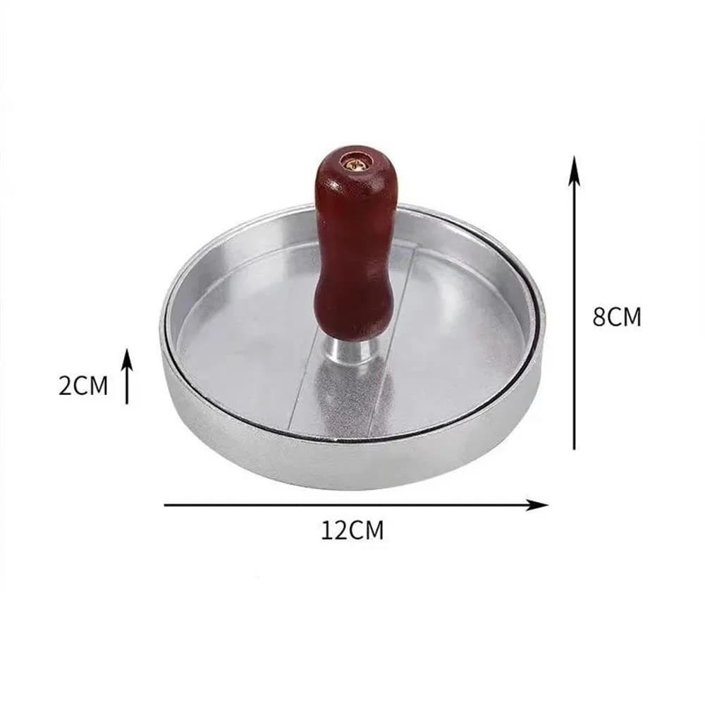 Hamburger Patty Machine Home Kitchen Burger Meat Press Making Round Patty Press Mold Creative Breakfast Patty Maker Aluminum Bur