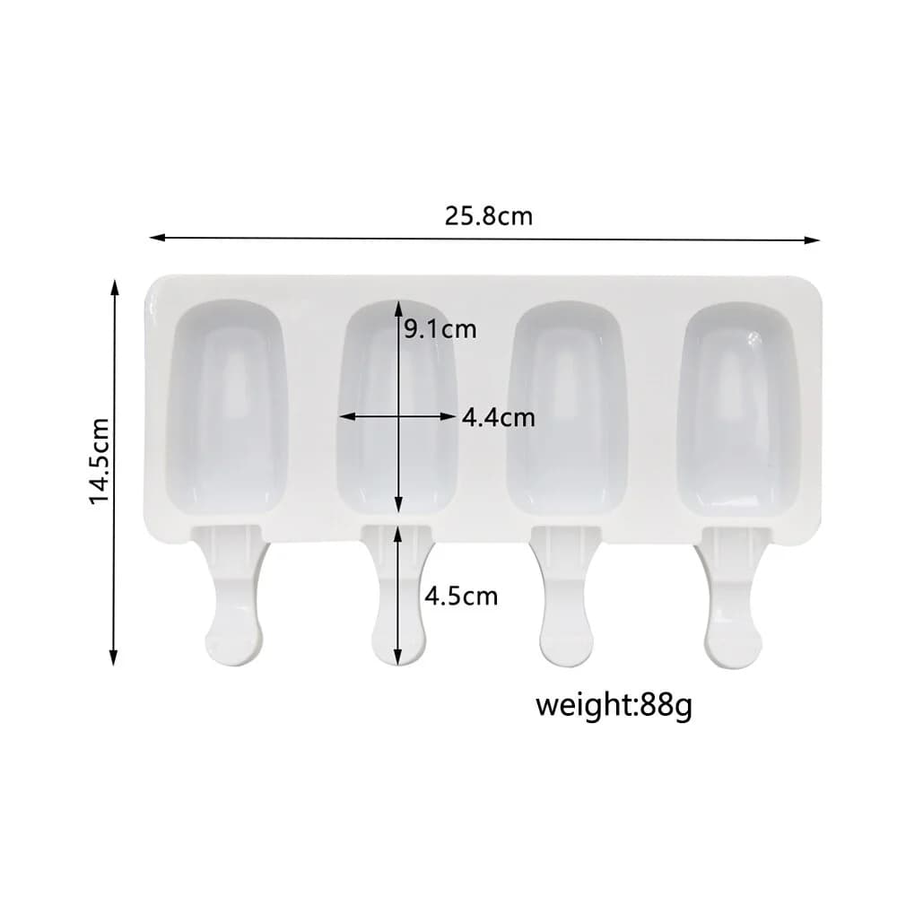 Silicone Ice Cream Mold Magnum Silicone Mold DIY Fruit Juice Ice Pop Cube Maker Tray Popsicle Mould Baking Accessorie