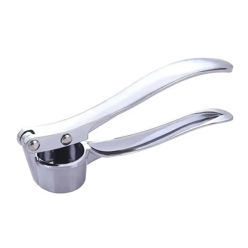 Garlic Press Anti-Skid Thickened Garlic Clip Multifunctional Zinc Alloy Stainless Steel Manual Pull Type Garlic Punch