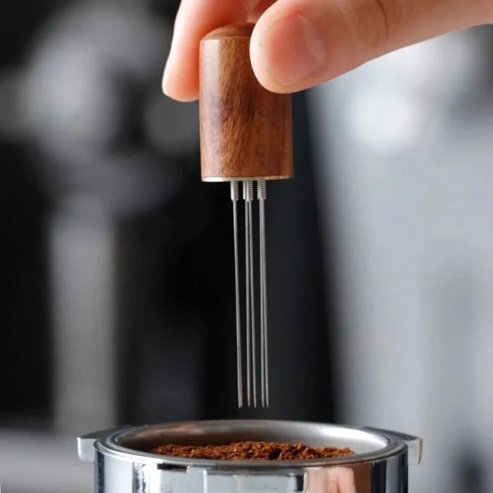 1Pcs Espresso Powder Stirrer Leveler Stainless Steel Coffee Powder Tamper Easy to Use Coffee Distributor Coffee Accessories