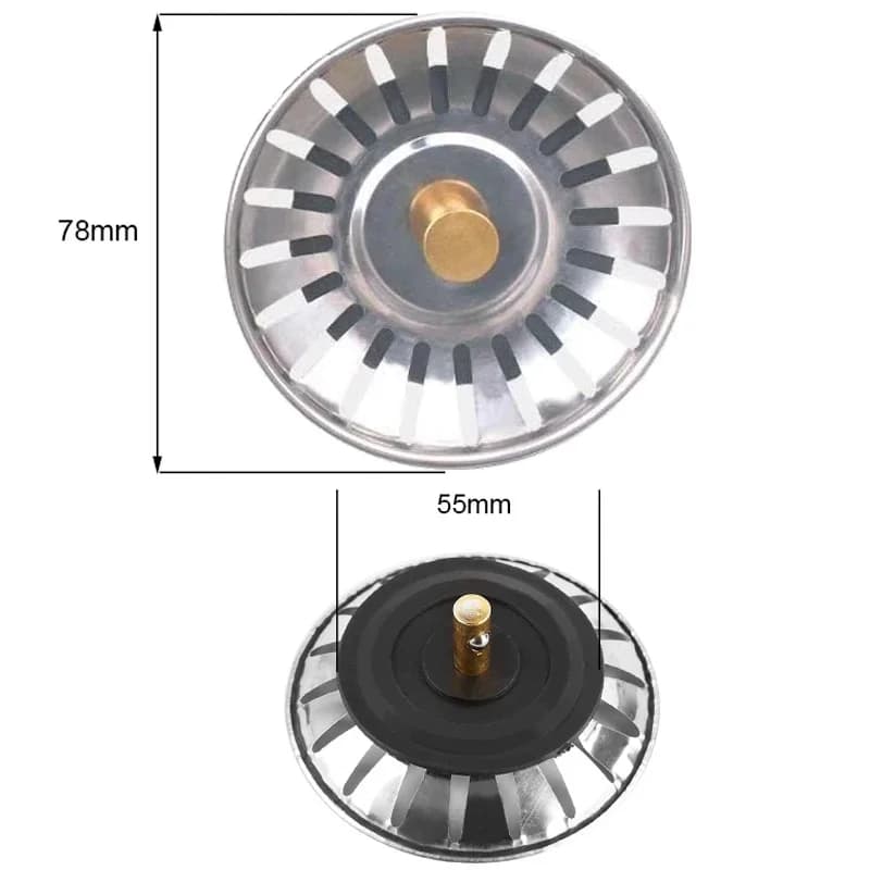 Kitchen Sink Strainer Stopper Waste Plug Sink Filter Filtre Sink Strainer Filter Floor Drain Kitchen Tools