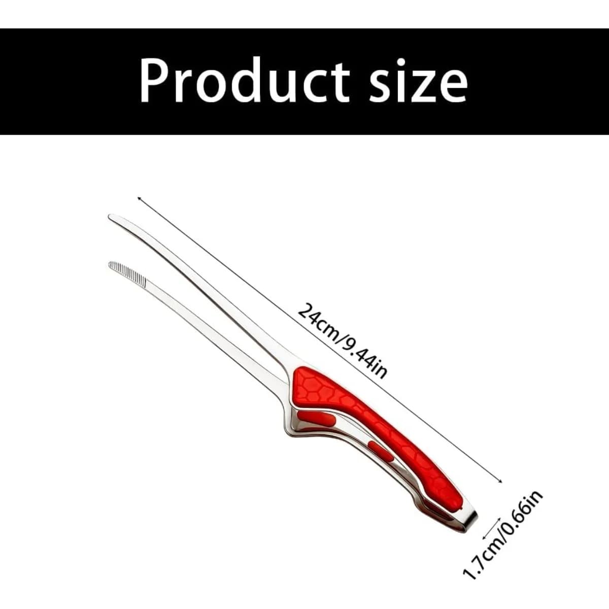 Stainless Steel Barbecue Tongs Non Stick Anti Scald Anti Slip Steak Tongs Non Slip Grip Kitchen Tongs for Cooking