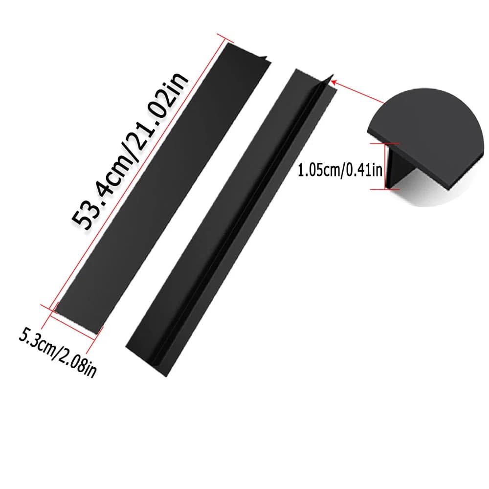 Silicone Gap Strip Kitchen Gas Stove Sealing Strip Kitchen Anti-Oil Anti-Stain Strip Silicone Insert Strip Kitchen Accessories