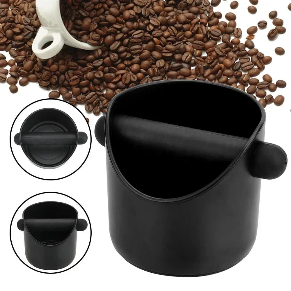 Coffee Knock Box Anti Slip Shock-absorbent Dump Coffee Grind Knock For Espresso Grind Dump Waste Bin Cafe For Barista