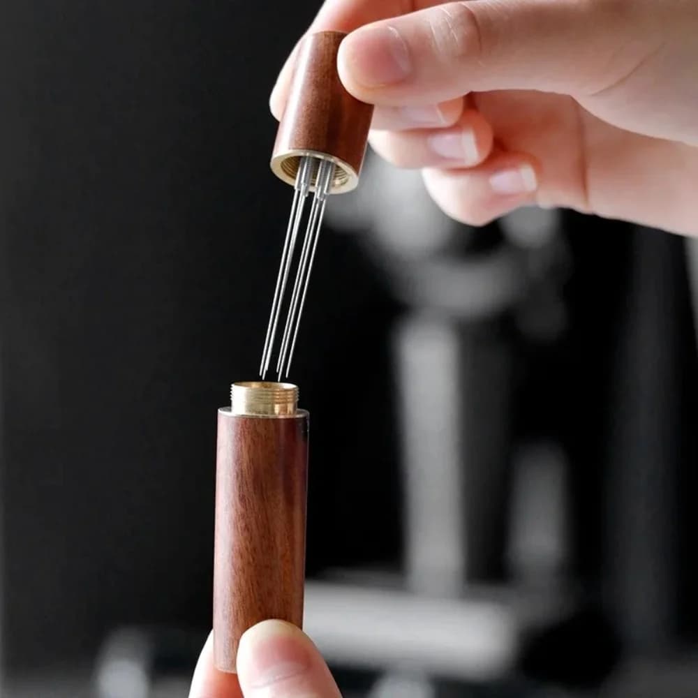 1Pcs Espresso Powder Stirrer Leveler Stainless Steel Coffee Powder Tamper Easy to Use Coffee Distributor Coffee Accessories