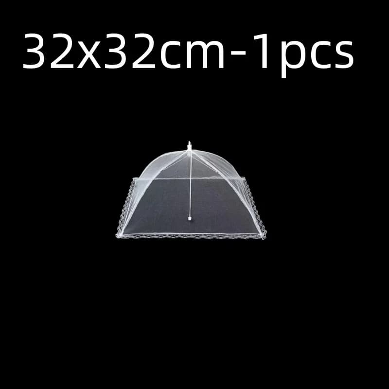 Kitchen Food Cover Foldable Anti Fly Mosquito Mesh Cover Picnic Dinner Table Umbrella Style Tent Cover Kitchen Gadgets